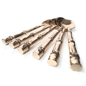 Couverts de cuisine design vintage, ensemble de cuillères, vaisselle de qualité supérieure en acier inoxydable poli miroir, ensemble de couverts de l'Inde - Product Image 2