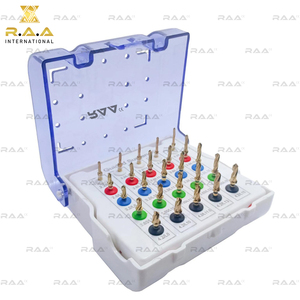 Dental <b>Guided</b> Surgery <b>Drill</b> Kit Manual Stainless Steel Cone <b>Drill</b> Set with Stopper CE Certified for Implant Procedures - Product Image 3