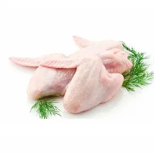 Las alas articuladas medias de pollo Halal congelado más vendidas a la venta al mercado a un precio más barato