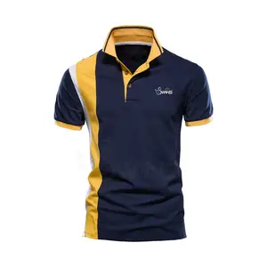 Đơn Giản Đồng Bằng Màu Sắc Tùy Chỉnh Thiết Kế Polo T-Shirt Ngắn Tay Áo Thoáng Khí Người Đàn Ông Polo T-Shirt Made Trong Pakistan - Product Image 1