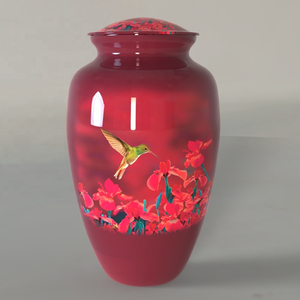 นกฮัมมิงเบิร์ดสีแดงผลิตภัณฑ์งานศพบริการงานศพรวมทั้งถุงกำมะหยี่ฟรี - Product Image 1