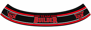 TEAM BUILDER Soakers personnalisés pour patins de hockey sur glace |   Protections de lames de hockey en tissu orange et noir |   Fermeture élastique |   Logo d'équipe adulte/jeunesse - Product Image 4