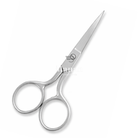 Ciseaux à cuticules en acier inoxydable, lame droite, outil de manucure de précision, tranchant, durable, pour droitiers, professionnel, beauté