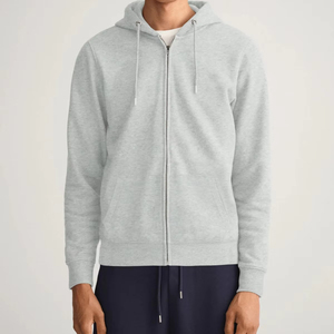 2025 gros personnalisé surdimensionné épais blanc poids lourd 400gsm à capuche 100% coton grande taille hommes sweats à capuche et sweat-shirts thermiques - Product Image 1