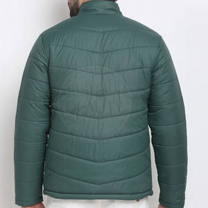 2025 hiver extérieur adultes utilisent col montant avant Logo bas prix séchage rapide haute qualité vestes bouffantes pour hommes - Product Image 3
