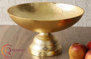 Último diseño hecho a mano gran espacio VSE cuenco forma personalizada cuenco de latón superior con base de florero para decoración de mesa - Product Image 2