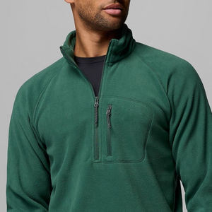 Sudadera de Forro Polar para Hombre, Precio de Fábrica para Compradores al por Mayor, Servicio OEM / Diseño de Color Sólido con Mangas Completas y Bolsillo Delantero - Product Image 2