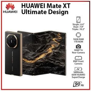 ขายส่ง Huawei Mate XT รุ่นใหม่ล่าสุด ดีไซน์สุดล้ำ ระบบปฏิบัติการ HarmonyOS หน่วยความจำ 16GB+1TB พับได้สามทบ แบตเตอรี่ 5600mAh รุ่น Global - Product Image 1