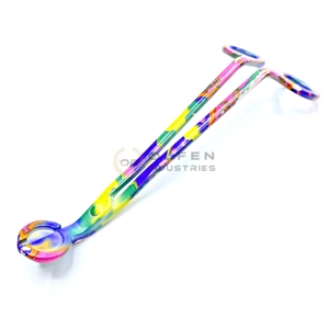 Tijeras de cocina de acero inoxidable con revestimiento de papel, cortadoras de mecha, tijeras para zurdos - Product Image 5