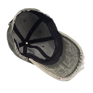 Haute qualité hommes Vintage réglable coton casquette de Baseball nouveau Style imperméable lavé en détresse 3D broderie Technique - Product Image 6