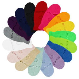 หมวกบีนนี่ไหมพรมอะคริลิคหลากสี ระบายอากาศ กันน้ำ สไตล์สตรีท แบบเรียบง่าย อุ่นสบาย รับผลิตตามแบบ OEM สำหรับฤดูหนาว พร้อมสกรีนโลโก้ตามสั่ง - Product Image 2