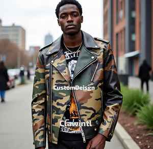 Fabricant de veste en cuir végétalien | Fournisseur de vêtements en cuir durables de styles personnalisés sans cruauté | Vestes et image de marque personnalisées - Product Image 4