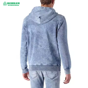Sweat-shirt à capuche unisexe avec logo personnalisé, impression sérigraphique, impression numérique, impression en relief, fermeture éclair, 100% coton, molleton/tissu éponge français - Product Image 5