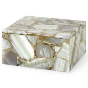 Porte-mouchoirs en métal de luxe tendance avec des finitions brillantes et des designs intemporels pour des intérieurs contemporains et classiques - Product Image 3