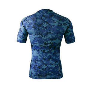 Rashguard de lutte à manches longues imprimé par sublimation en plusieurs couleurs pour hommes, vêtements de sport MMA de haute qualité, rashguards BJJ personnalisés - Product Image 3