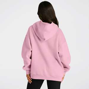 Sudaderas con capucha de alta calidad para mujer, sudadera en blanco de gran tamaño transpirable, jersey de lana de algodón, sudaderas con hombros caídos para mujer - Product Image 5