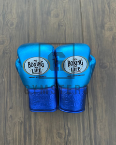 No Boxing No Life Guantes de Boxeo de Cuero Genuino Personalizados de Alta Calidad con Cierre de Gancho y Bucle Ajustable y Logotipo Personalizado - Product Image 2