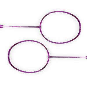 Raquette de badminton authentique en fibre de carbone pour les stagiaires à tous les stades, souple ou dure-Bon prix - Product Image 2