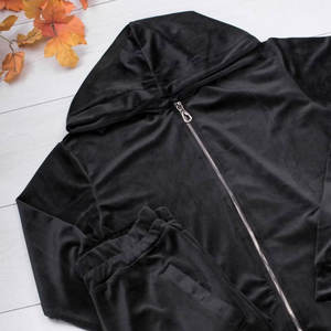 ชุดวอร์มกำมะหยี่สำหรับฤดูหนาว สวมใส่สบาย ระบายอากาศได้ดี สไตล์ใหม่ล่าสุด ผลิตตามสั่ง ใส่ได้ง่าย แฟชั่นสำหรับกิจกรรมกลางแจ้ง - Product Image 2