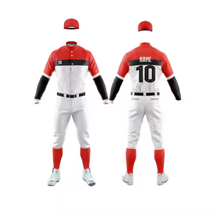 Uniforme de baseball avec logo personnalisé du fabricant pakistanais 2025 pour adultes Prix bas quantité minimale de commande pas cher Matériau frais Vêtements de sport respirants - Product Image 6