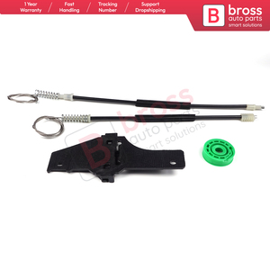 BWR5144 Juego de reparación de regulador de ventanilla eléctrica Puerta delantera izquierda 9634456980 Bross Auto Parts - Product Image 5