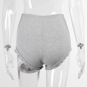 Shorts de yoga pour femmes personnalisés, 100% coton, respirant, taille élastique, de haute qualité, pour la salle de sport, fitness, prix de vente le plus bas - Product Image 3