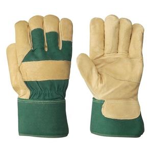 ถุงมือนิรภัยสำหรับงานก่อสร้างสำหรับงานเชื่อมหนังแท้ - Product Image 5