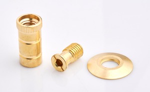 Ancre en laiton avec disque pour accessoires de couverture de sécurité de piscine pour une utilisation de montage sécurisée - Product Image 3