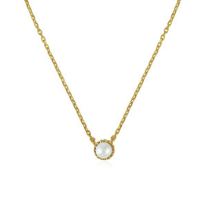 Collier en argent sterling 925 avec perle et pierres précieuses, bijoux fins de luxe pour femmes et filles - Product Image 6