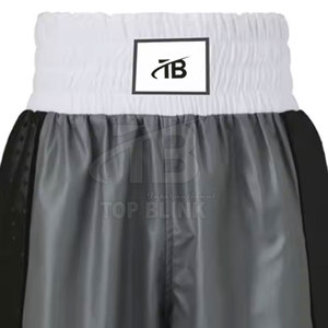Pantalones de boxeo del fabricante de ropa de lucha OEM para la venta 2025 pantalones cortos de boxeo con logotipo personalizado para hombres - Product Image 4