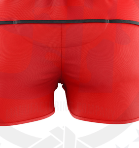 Conception personnalisée Satin Kick Boxing Muay Thai Shorts dégradé de couleur imprimé Hot Shorts avec fermeture élastique à la taille moyenne - Product Image 5