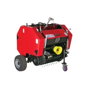 Multifunction John Dere Roll Hay Baler Round Straw Mini Round Hay Baler for export .