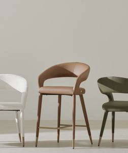 เก้าอี้พักผ่อนทำจากหนังแท้หรูหราทันสมัยสไตล์ยุโรปสำหรับห้องนั่งเล่น - Product Image 3