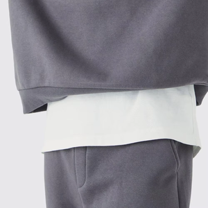 ชุดแทรคสูท 2 ชิ้น คุณภาพสูง ขายดี MOQ ต่ำ ขายส่งจำนวนมาก ดีไซน์ล่าสุด รับสกรีนโลโก้ของคุณเอง สีพื้น - Product Image 5