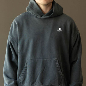 Nueva llegada de invierno con capucha de color sólido Sun Faded Fleece Hoodies 100% algodón Material duradero de alta calidad - Product Image 5
