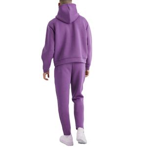 Trajes de chándal ajustados Unisex personalizados conjunto de Sudadera con capucha de gran tamaño de talla grande chándal para correr ropa de calle 100% algodón invierno 2026 - Product Image 4