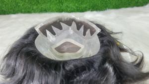 Style de boucles de Jerry naturelles et droites pour hommes, redéfini l'élégance intemporelle avec la conception de vague de corps de perruque de vague profonde - Product Image 4