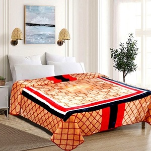 LA FLORA Couverture en Raschel Double Couche Luxe Européenne pour l'Hiver, en Flanelle Douce et Polaire Sherpa, Anti-Boulochage, Confort Premium - Product Image 3