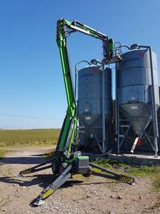 Elevador hidráulico de pluma telescópica articulada remolcable usado para la venta - Product Image 5