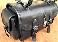 Sac de voyage en cuir pour porte-motos sur mesure