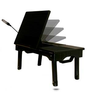 WELL HOME Escritorio portátil para ordenador, mesa auxiliar de 56x32x24,5 cm - Product Image 4