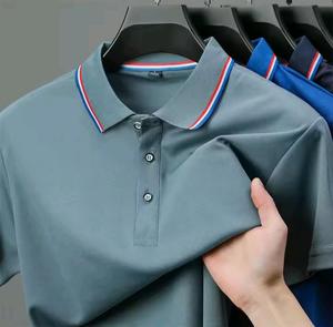 Chemise décontractée unie à manches courtes pour homme – Collection été 2026 – Élégante, confortable et polyvalente - Product Image 3