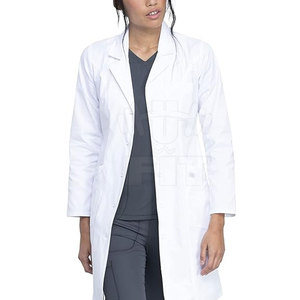 OEM de fábrica Unisex 100% algodón batas de laboratorio personalizado médico profesional ropa de médico de manga larga impermeable uniformes para adultos - Product Image 5