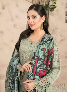 Vestido Shalwar Kameez de Alta Calidad, Elegante, de Algodón y Seda, de Manga Larga, Estilo Dubái, Indio-Pakistaní, para Mujeres Musulmanas Pakistaníes - Product Image 3