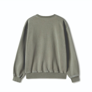 Sudaderas de diseño personalizado Servicio OEM Sudaderas de alta calidad Cuello redondo Fleece Hombres Color personalizado Sudadera regular - Product Image 4