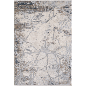 Turkish Luxury Machine Made Carpet Borrego Grey Brown Premium Living Room Area from Gaziantep Manufacturer - Product Image 1