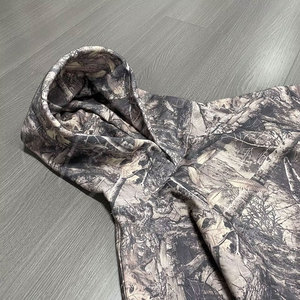 Sweats à capuche imprimés camouflage de conception supérieure bon marché pour hommes sweats à capuche personnalisés respirants en coton mélangé de base pour hommes à vendre - Product Image 3