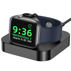 Cargador Inalámbrico Portátil HNT de Carga Rápida, 1200mAh, Magnético Antideslizante, con Cable <span class=keywords><strong>USB</strong></span>-A a C de 1M para Relojes 11/10/9/8 <span class=keywords><strong>SE</strong></span> Ultra - Product Image 1