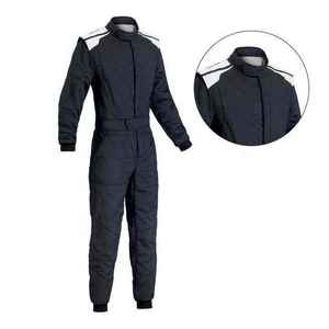 เสื้อกีฬาแข่งรถโลกผ้าไนลอนสีดำระบายอากาศได้ดีเสื้อแข่งโพลีเอสเตอร์/ โกคาร์ทแบบสั่งทำ - Product Image 2