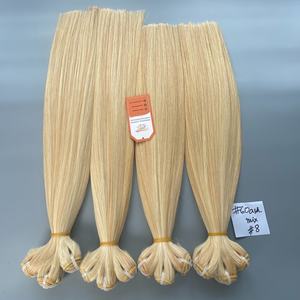 ผมแท้เวียดนามแบบ Remy ขายส่ง ผมดิบแบบเส้นต่อเส้น สีบลอนด์ แบบ Double Machine ขนาด 8-32 นิ้ว แบบ Super Double Single Standard ผมมนุษย์แท้ 100% - Product Image 1